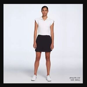 Calia by Carrie Underwood Women's 16” Birdie Golf Skort in Black Sz S NWT
